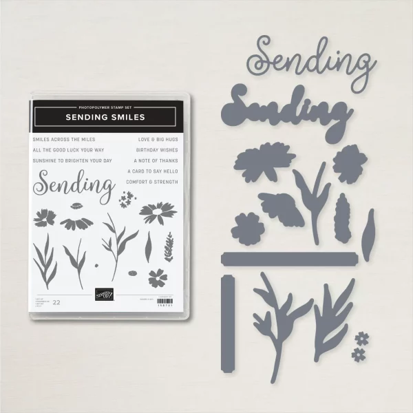 Sending Smiles Stamp Set & Dies