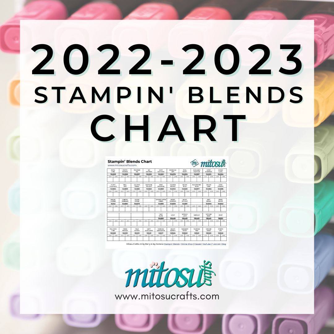 Stampin Up Printable Paper Cardstock Tool Color Reference Chart
