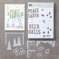 Stampin' Up! Carols of Christmas CLEAR Mount Stamp Set & Card Front Builder Dies Bundle from Mitosu Crafts UK Online Shop