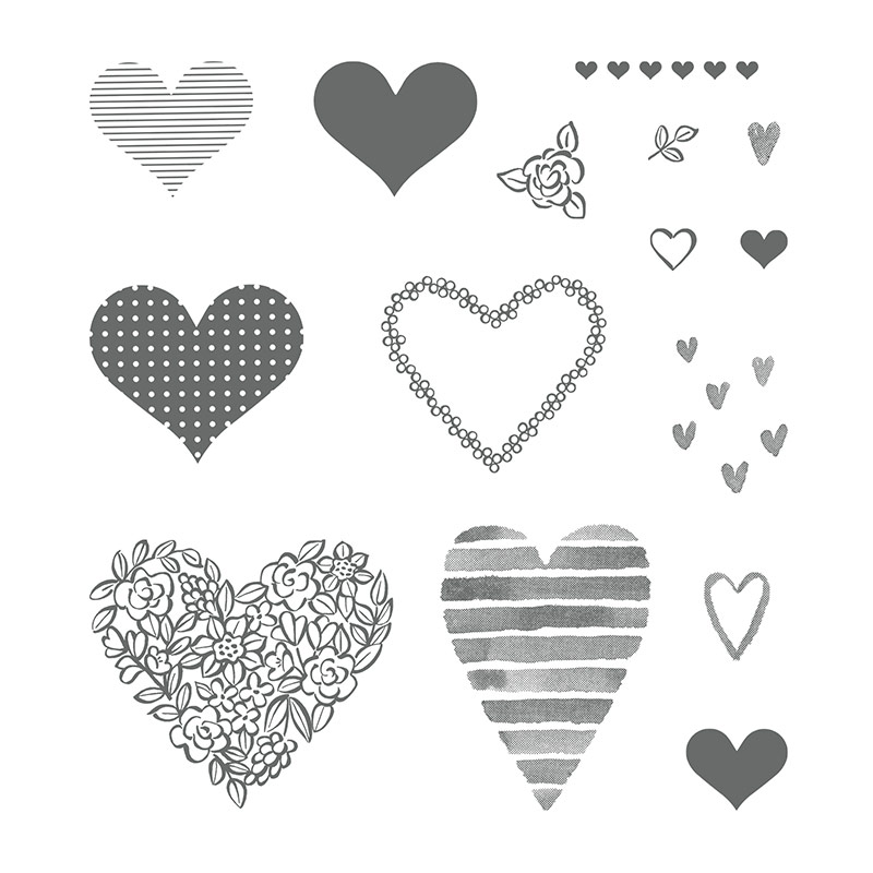 Stampin' Up! Heart Happiness Stamp Set order from Mitosu Crafts UK Online Shop