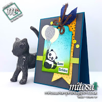 Stampin' Up! Party Pandas SU Card Idea order craft supplies from Mitosu Crafts UK Online Shop