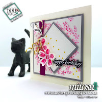 Stampin' Up! Birthday Blossoms Card Idea order craft supplies from Mitosu Crafts UK Online Shop