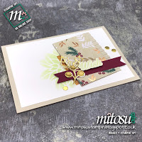 Stampin' Up! Peaceful Poinsettia Bundle Card Idea. Order from Mitosu Crafts UK Online Shop