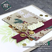 Stampin' Up! Peaceful Poinsettia Bundle Card Idea. Order from Mitosu Crafts UK Online Shop