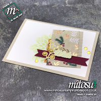 Stampin' Up! Peaceful Poinsettia Bundle Card Idea. Order from Mitosu Crafts UK Online Shop