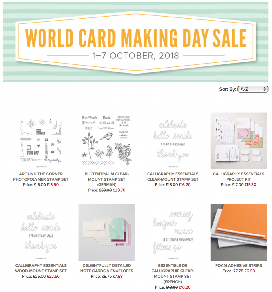 SAVE 10% WITH OUR WORLD CARD MAKING DAY PROMOTION