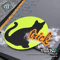 Stampin' Up! Cat Punch Card and Treat Idea. Order craft materials from Mitosu Crafts UK online shop