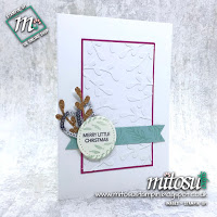 Stampin' Up! Sprig Punch Card Idea for Paper Craft Crew Sketch Challenge #PCC315. Order craft supplies from Mitosu Crafts UK online shop