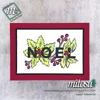 Joy & Noel Stampin' Up! Card Ideas from Mitosu Crafts UK Online Shop