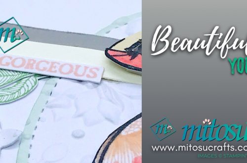 Beautiful You Stampin' Up! Card from Mitosu Crafts