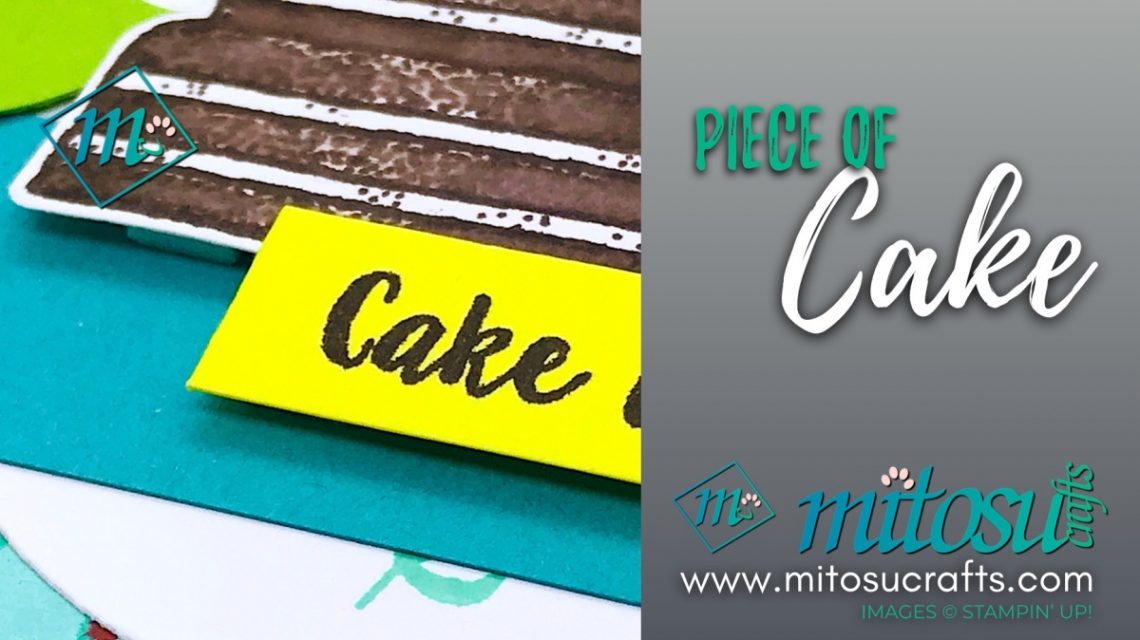 Piece of Cake Stampin' Up! Card Ideas for Stamp Review Crew from Mitosu Crafts