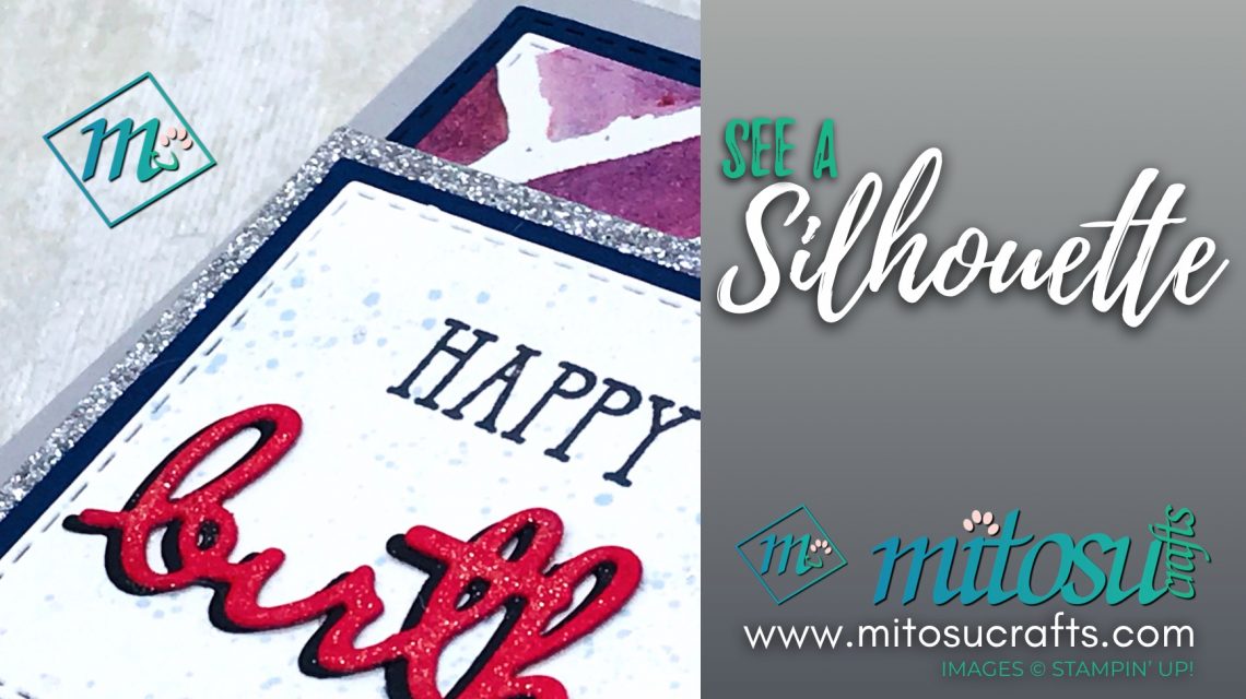Stampin Up! See A Silhouette Slider Card & Gift Box Ideas for The Gentlemen Crafters Design Team Hop from Mitosu Crafts