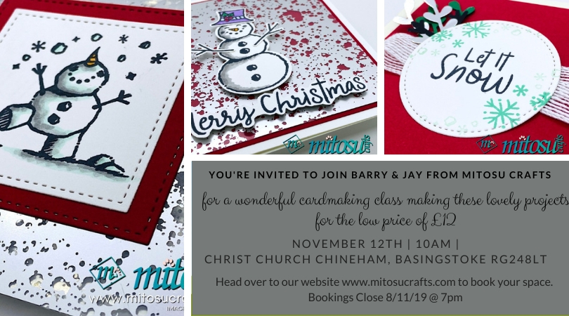 card making classes in Basingstoke with Mitosu Crafts