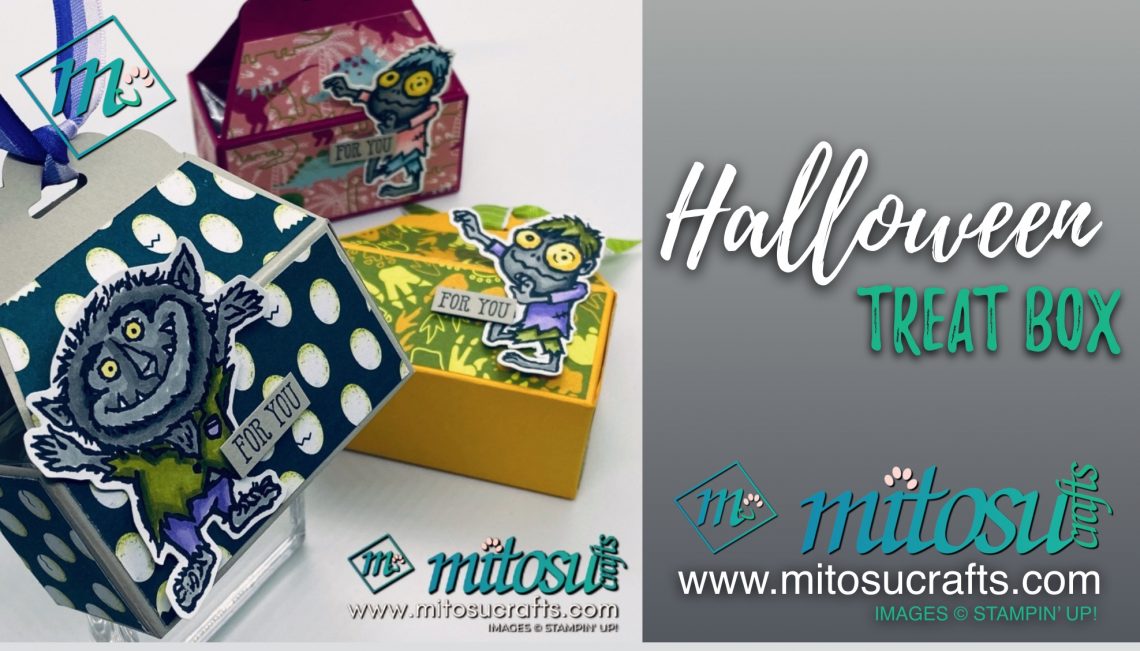 Halloween Treat Box Handmade by Mitosu Crafts