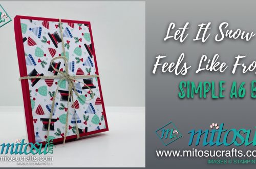 Feels Like Frost & Let it Snow A6 Box from Mitosu Crafts