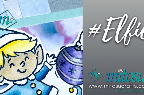 #Elfie Card Stampin Up! Inspiration for Paper Craft Crew from Mitosu Crafts