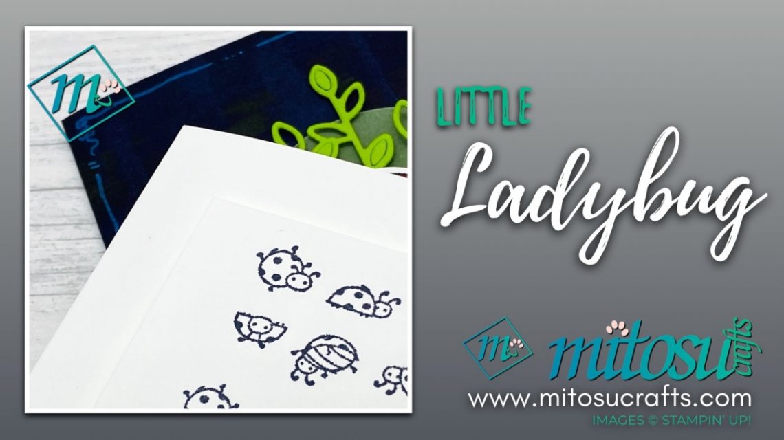 Little Ladybug Card Ideas for Stamp Review Crew from Mitosu Crafts