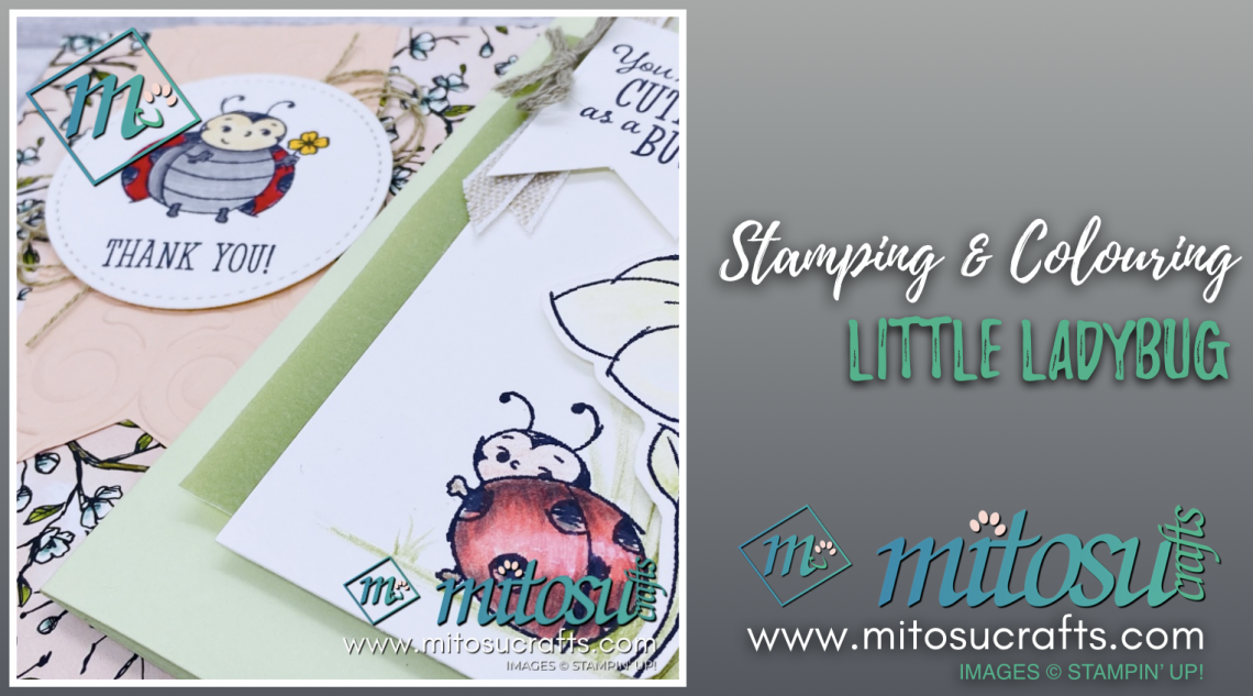 Stampin Little Ladybug with Mitosu Ctafts