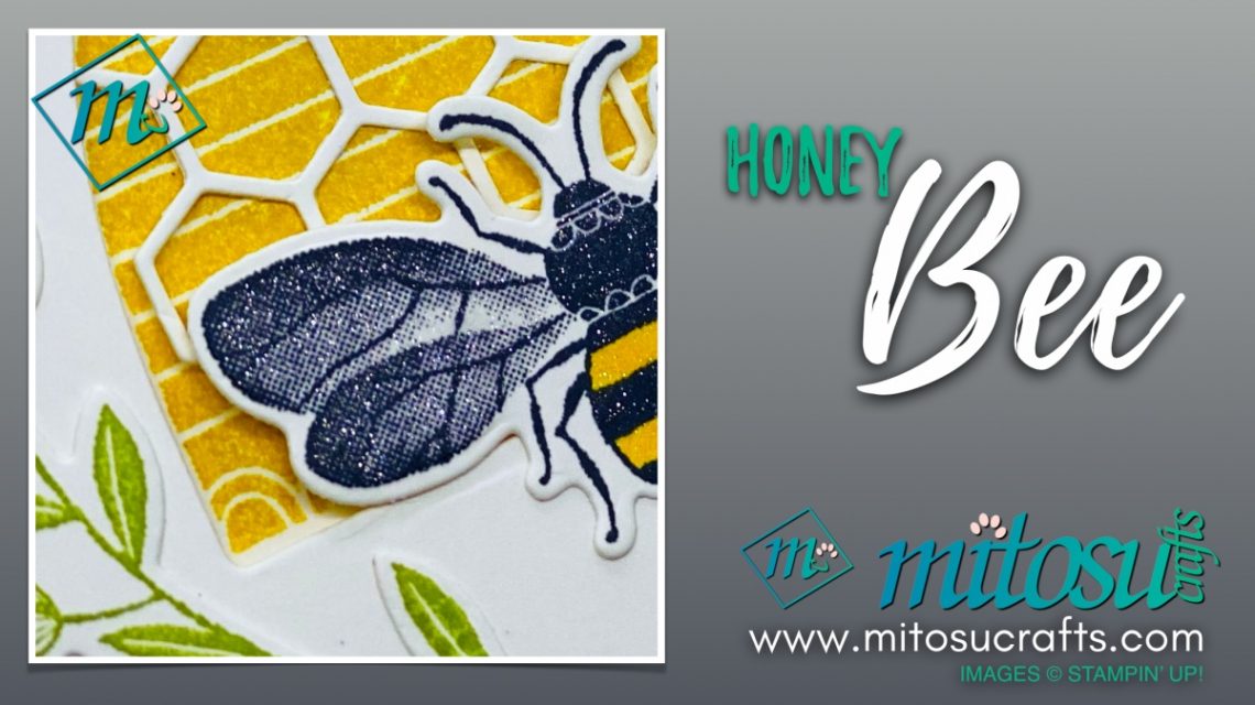Stampin Up Honey Bee Card Project for Global Stampin' Video Hop from Mitosu Crafts UK
