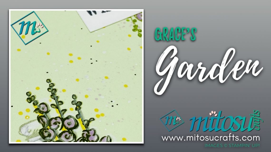 Grace's Garden Card Idea for The Spot Creative Challenge from Mitosu Crafts UK