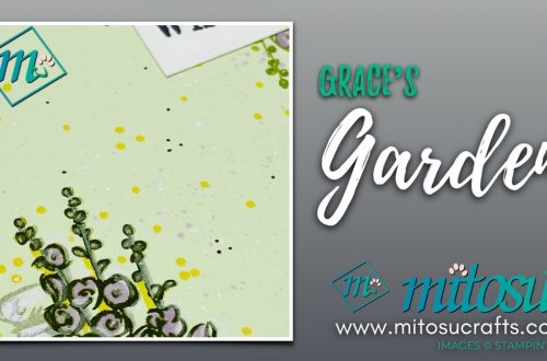 Grace's Garden Card Idea for The Spot Creative Challenge from Mitosu Crafts UK