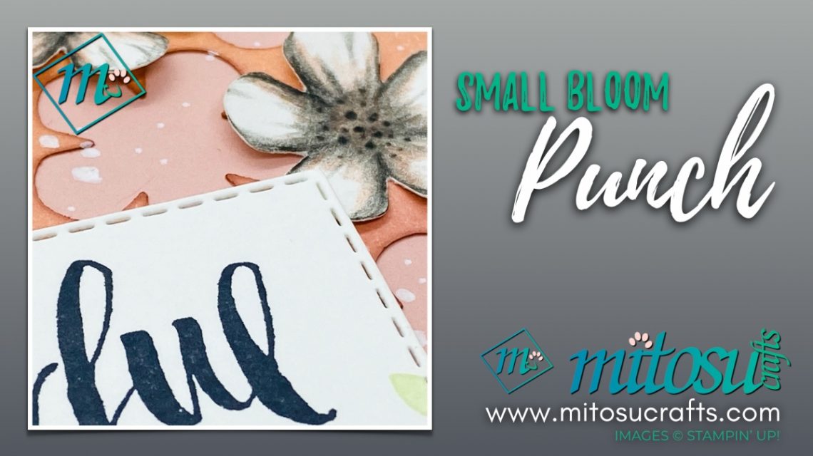 Small Bloom Punch with Rooted In Nature Card Idea for The Spot Creative Challenge from Mitosu Crafts UK