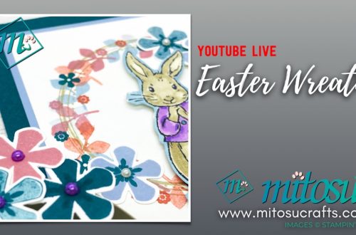Thoughtful Blooms with Fable Friends Easter Wreath Papercraft Ideas from Mitosu Crafts UK