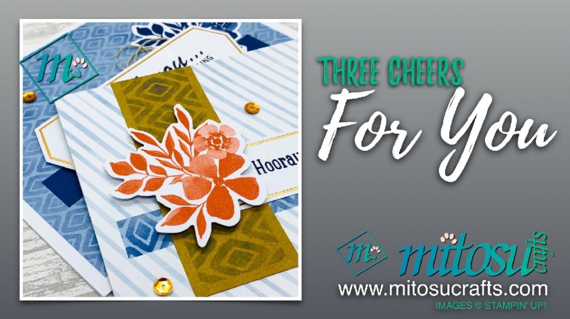Three Cheers For You Card Project from Mitosu Crafts
