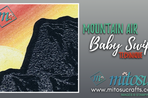 Mountain Air Baby Swipe Technique from Mitosu Crafts
