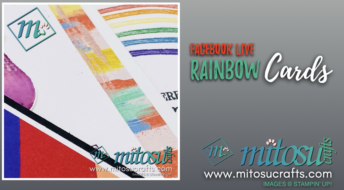 Rainbow Thank You Card from Mitosu Crafts