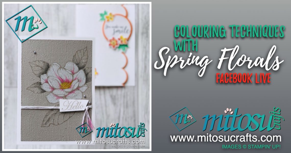 Spring Florals Coloring Techniques from Mitosu Crafts