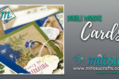 Double Wonder Card Ideas with DSP Pattern Papers from Mitosu Crafts UK