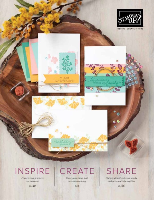 Stampin Up 2020 - 2021 Annual Catalogue Project Inspiration Book from Mitosu Crafts UK