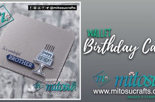 Wallet Birthday Card from Barry & Jay Mitosu Crafts