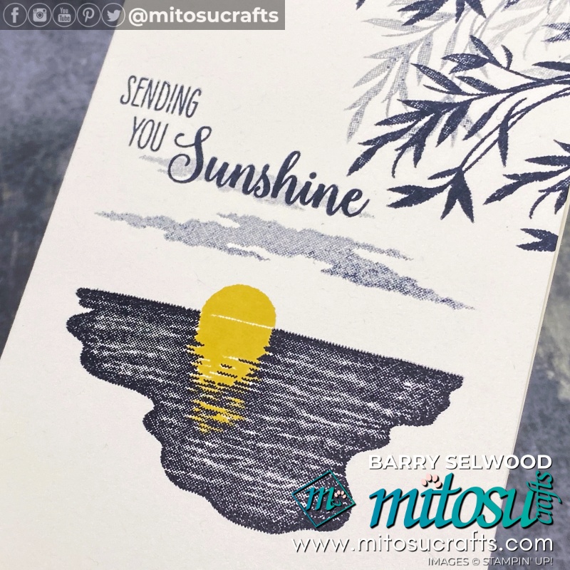 Stampin Up #simplestamping Sending Sunshine Card Ideas | Mitosu Crafts UK by Barry Selwood & Jay Soriano