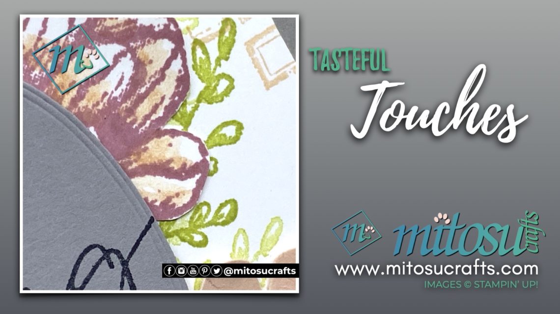 Stampin Up Tasteful Touches Card Idea for The Spot Creative Challenge by Jay Soriano | Mitosu Crafts UK