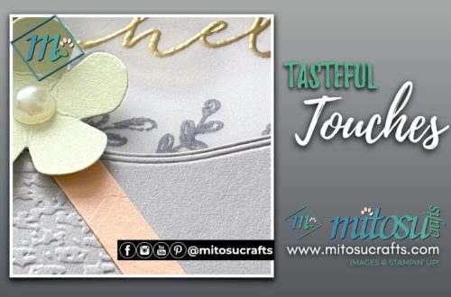 Stampin Up Tasteful Touches Vellum Card Idea by Jay Soriano for The Spot Card Making Challenge | Mitosu Crafts UK by Barry & Jay