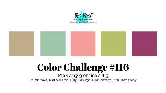 Stampin Up The Spot Colour Challenge and Inspiration from Mitosu Crafts UK