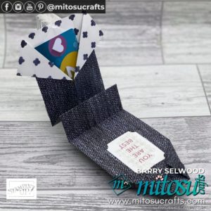 Masculine Origami Shirt Gift Card Holder from Barry & Jay Mitosu Crafts UK.