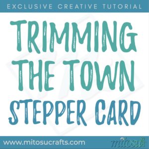Stampin Up Trimming The Town Christmas Stepper Card Tutorial from Mitosu Crafts UK by Barry & Jay Soriano