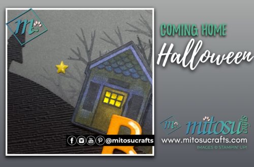 Stampin Up Coming Home Halloween Haunted House Card Idea for Paper Craft Crew Challenge Inspiration | Mitosu Crafts UK by Barry Selwood & Jay Soriano