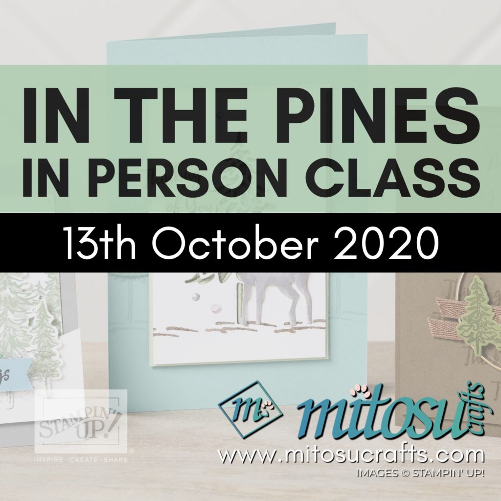 In The Pines Cardmaking classes in Basingstoke & Online with Barry & Jay from Mitosu Crafts