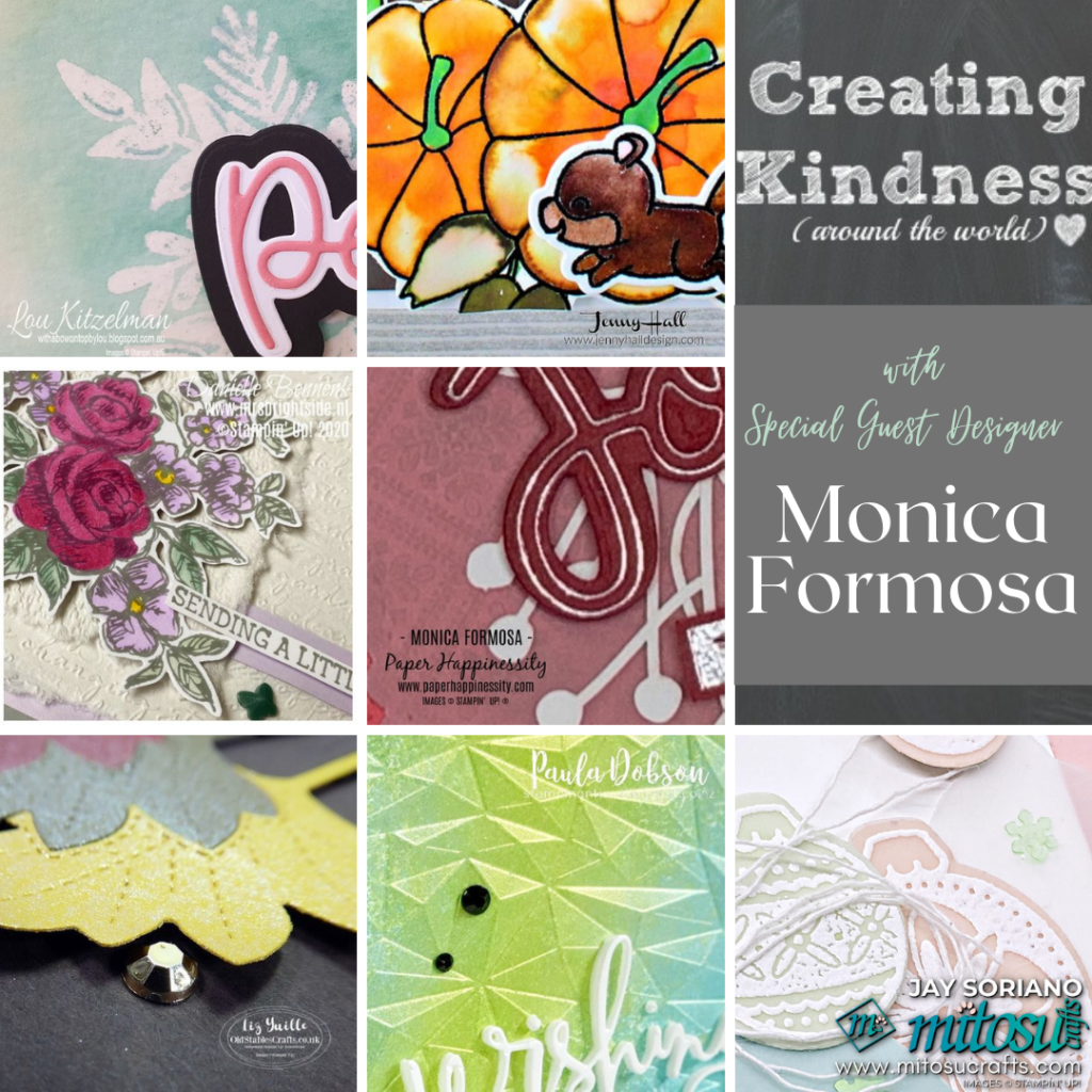 Creating Kindness Design Team Sneak Peek Cardmaking Embossing Theme Inspiration Hop from Mitosu Crafts UK by Barry Selwood & Jay Soriano