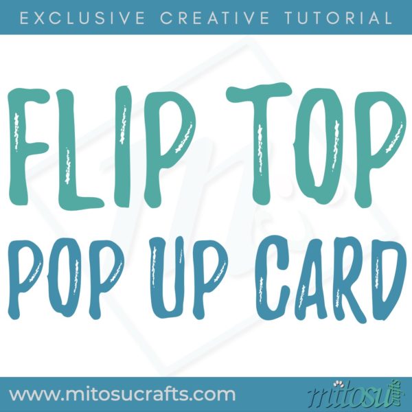 Flip Top Pop Up Card with Trimming The Town by Stampin Up from Mitosu Crafts UK by Barry Selwood & Jay Soriano
