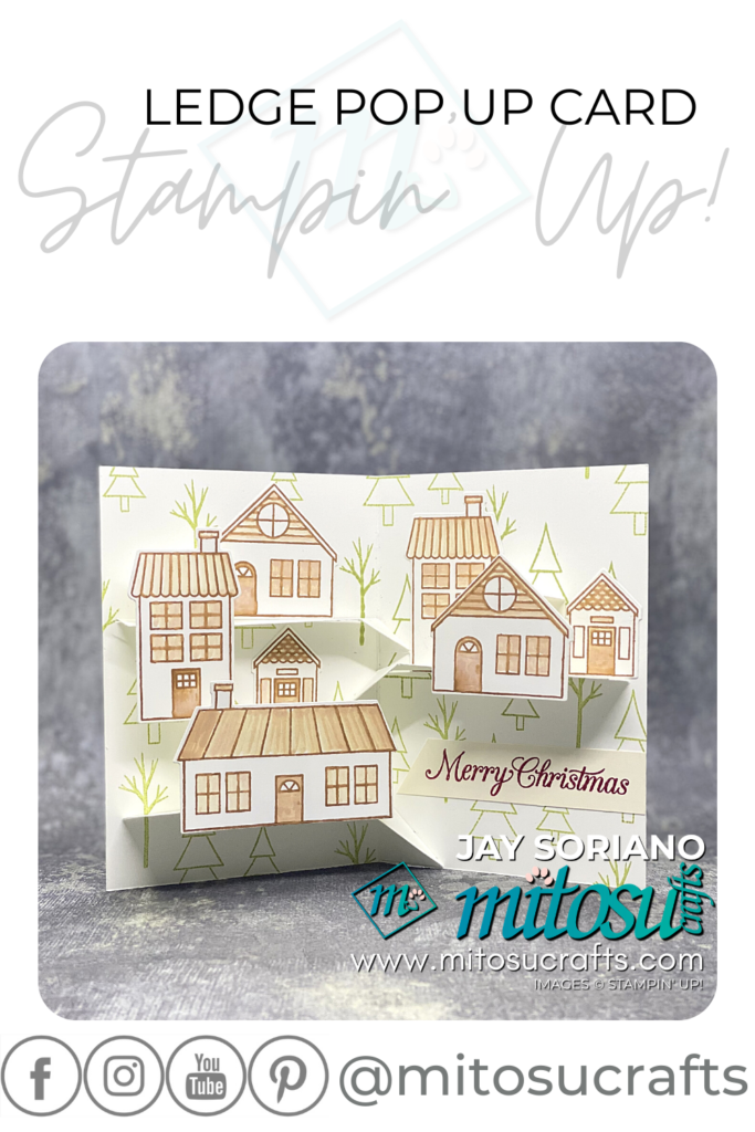 Stampin' Up! Coming Home Stamp Set Card Making Inspiration Ledge Pop Up Card for Stamp Review Crew Blog Hop from Mitosu Crafts UK by Barry & Jay Soriano