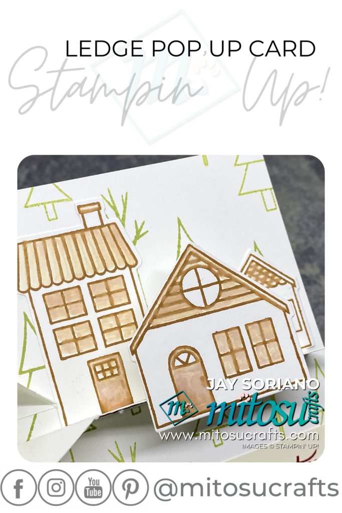 Stampin' Up! Coming Home Stamp Set Card Making Inspiration Ledge Pop Up Card for Stamp Review Crew Blog Hop from Mitosu Crafts UK by Barry & Jay Soriano