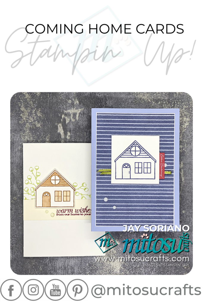 Stampin' Up! Coming Home Stamp Set Card Making Inspirations for Stamp Review Crew Blog Hop from Mitosu Crafts UK by Barry & Jay Soriano
