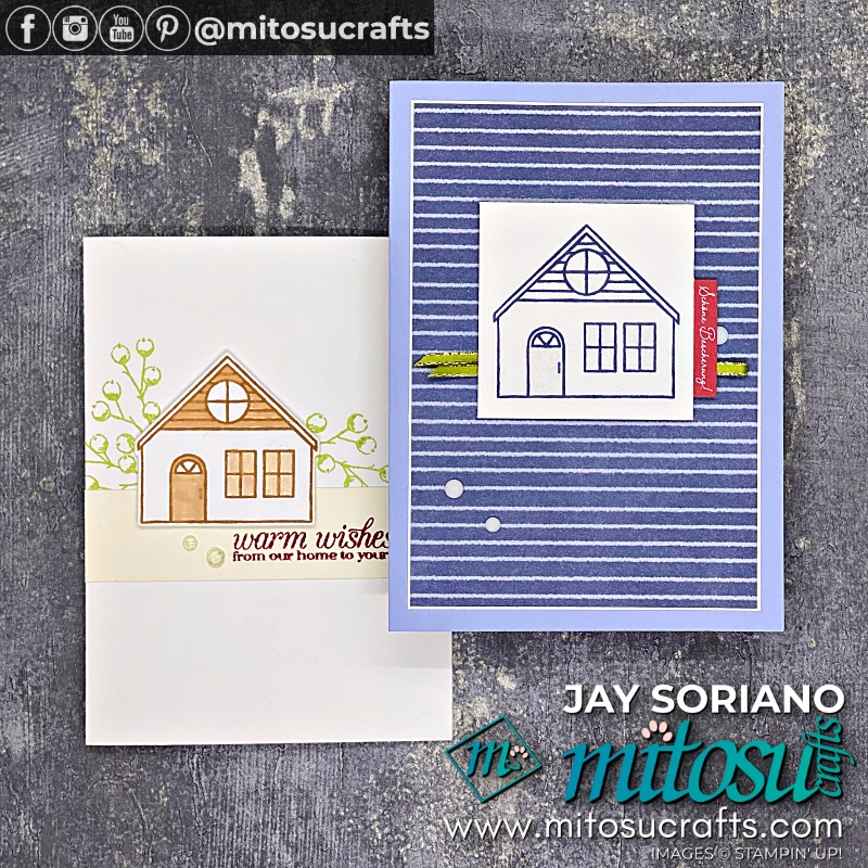 Stampin' Up! Coming Home Stamp Set Card Making Inspirations #simplestamping and Ledge Pop Up Card for Stamp Review Crew Blog Hop from Mitosu Crafts UK by Barry & Jay Soriano