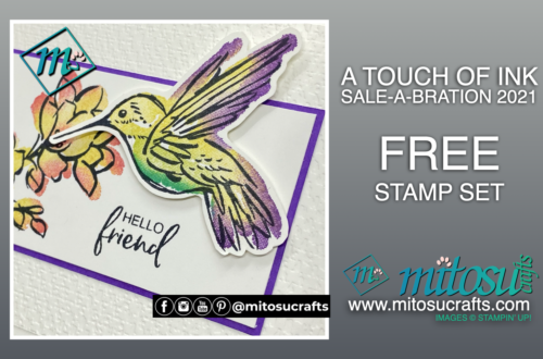 A Touch Of Ink Sale-a-bration 2021 FREE Stamp Set from Jay Soriano at Mitosu Crafts