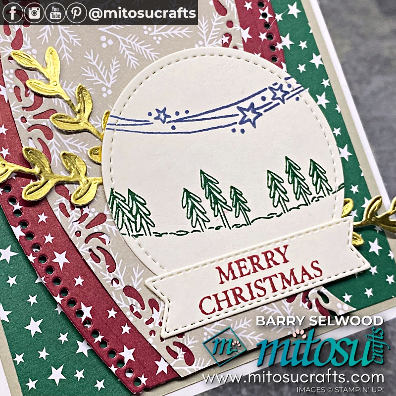 Stampin' Up! Curvy Christmas with Classic Christmas DSP Card Ideas with Youtube Video Tutorial from Mitosu Crafts UK by Barry & Jay Soriano
